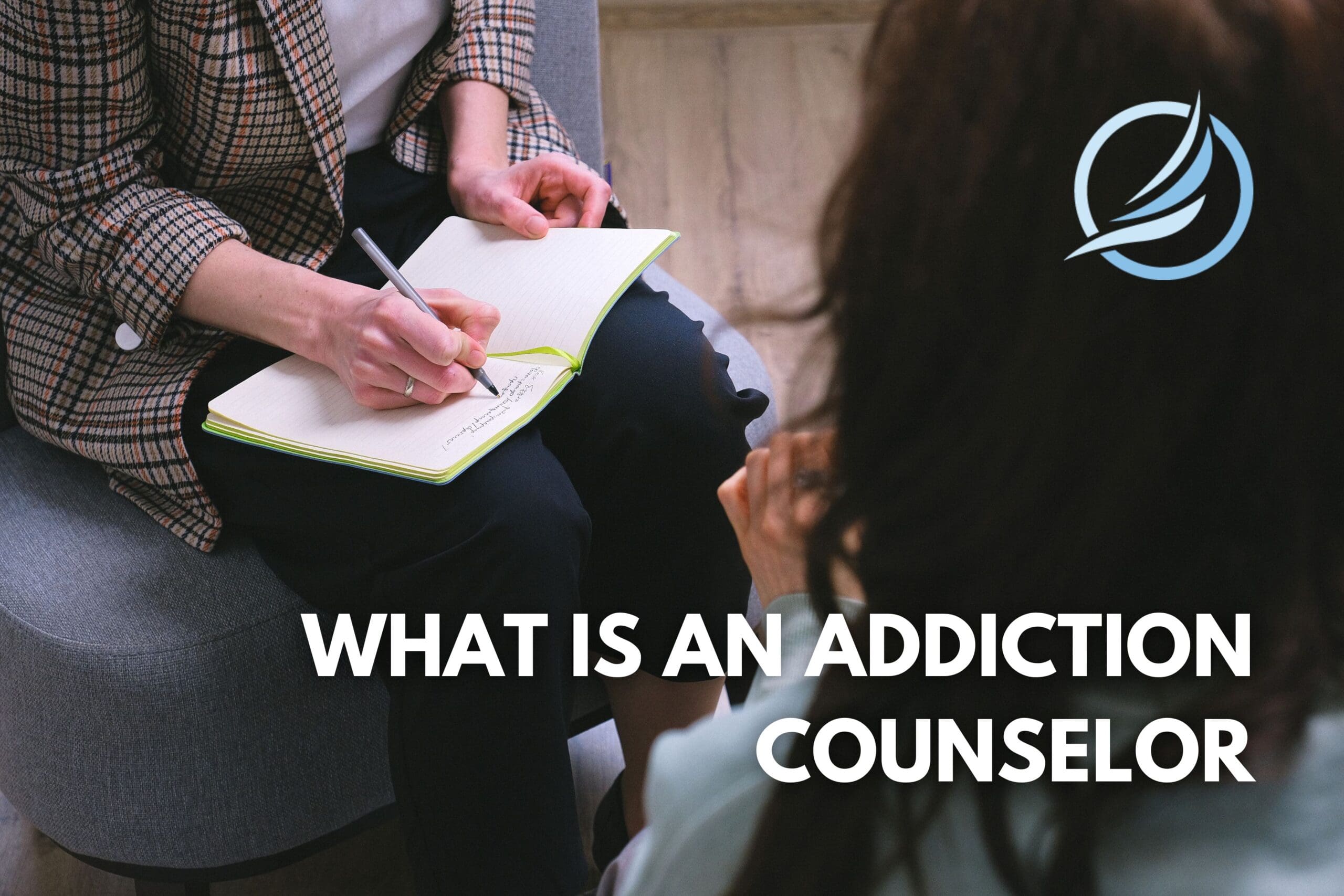 Addiction counselor in conversation, actively listening and providing guidance to a client.